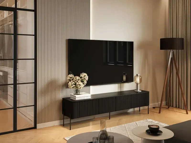 TV stolek VERA 190 cm – Černá ( 1 szt.=1 p. ) Halmar (foto 7)