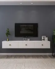 TV stolek ZUZU – Bílá / 180 ASIRGROUP