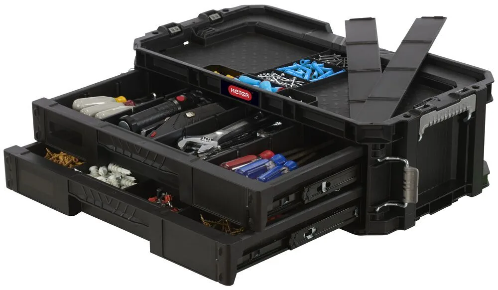 Úložný box Connect 2 zásuvkový Rojaplast (foto 4)
