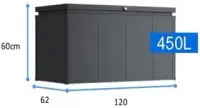 Úložný box NOBLE ocelový Rojaplast (foto 4)