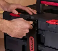 Úložný box Stack & Roll 2 zásuvkový Rojaplast (foto 18)