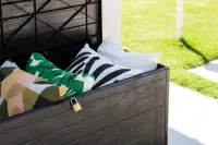 Úložný box WOOD zahradní plastový 420 L Rojaplast (foto 31)
