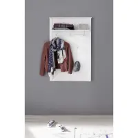 Věšákový panel 80, bílá, OLJE Kondela (foto 3)