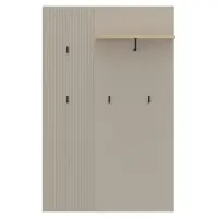 Věšákový panel 85, šedohnědá Taupe/dub silverjack, DOMCA Kondela (foto 2)