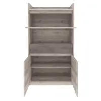 Vitrína nízká 2D1W1S, kaštan nairobi/onyx, JESI NEW Kondela (foto 5)
