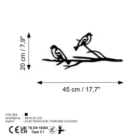 Zahradní dekorace BIRD On The Branch 05 ASIRGROUP (foto 15)