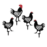 Zahradní dekorace CHICKEN Family 4 ASIRGROUP (foto 2)
