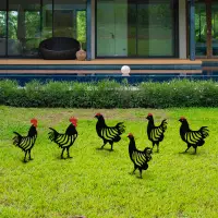 Zahradní dekorace CHICKEN Family 4 ASIRGROUP (foto 6)