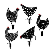 Zahradní dekorace CHICKENS ASIRGROUP (foto 2)