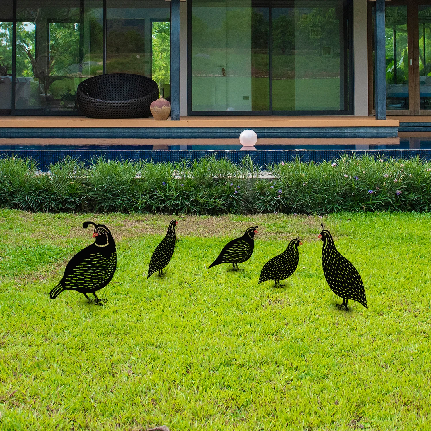 Zahradní dekorace QUAILS ASIRGROUP