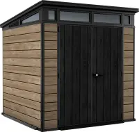 Zahradní domek PENT HORIZONTAL ASHWOOD Signature 7x7 Rojaplast (foto 2)