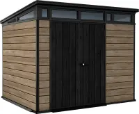 Zahradní domek PENT HORIZONTAL ASHWOOD Signature 9x7 Rojaplast (foto 10)