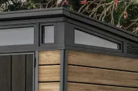 Zahradní domek PENT HORIZONTAL ASHWOOD Signature 9x7 Rojaplast (foto 14)
