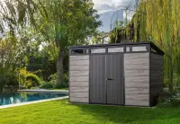 Zahradní domek PENT Signature 11x7 Storm Grey Rojaplast (foto 9)