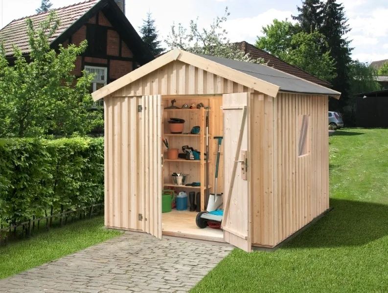 Zahradní domek WEKA Dřevěný 349 (277 x 286 x 230 cm) Rojaplast
