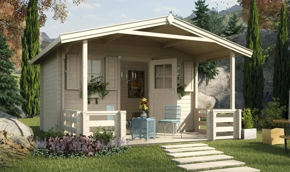 Zahradní domek WEKA Luxusní dřevěný 138 B (4,5x5m) Rojaplast