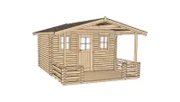Zahradní domek WEKA Luxusní dřevěný 138 B (4,5x5m) Rojaplast (foto 3)