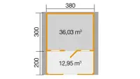 Zahradní domek WEKA Luxusní dřevěný 138 B (4,5x5m) Rojaplast (foto 7)