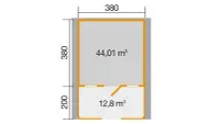 Zahradní domek WEKA Luxusní dřevěný 138 B (4,5x6m) Rojaplast (foto 6)