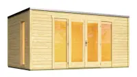 Zahradní domek WEKA Luxusní dřevěný P 285 (4,5x3m) Rojaplast (foto 2)
