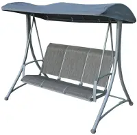 Zahradní houpačka HOLLYWOOD kovová Rojaplast (foto 12)