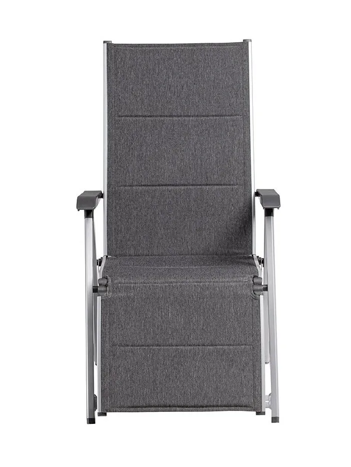 Zahradní křeslo KETTLER BASIC PLUS PADDED relaxační polohovací hliníkové / antracit Rojaplast (foto 2)