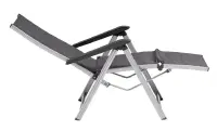 Zahradní křeslo KETTLER BASIC PLUS PADDED relaxační polohovací hliníkové / antracit Rojaplast (foto 10)