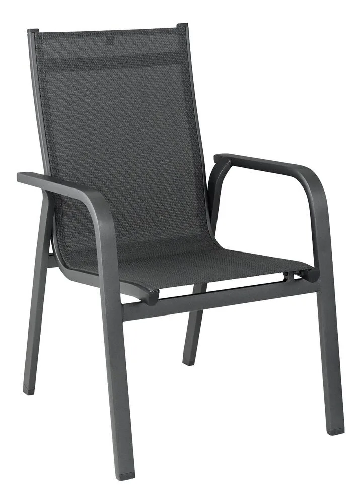 Zahradní křeslo KETTLER EASY stohovatelné hliníkové / antracit Rojaplast
