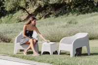 Zahradní křeslo PETRA ARMCHAIR plastové Rojaplast (foto 20)
