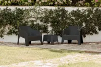 Zahradní křeslo PETRA ARMCHAIR plastové Rojaplast (foto 6)