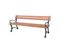 Zahradní lavice Parková s područkami Rojaplast (foto 800)