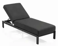Zahradní lehátko KETTLER PURE hliníkové / sunbrella® antracit Rojaplast (foto 21)