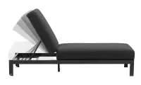Zahradní lehátko KETTLER PURE hliníkové / sunbrella® antracit Rojaplast (foto 3)