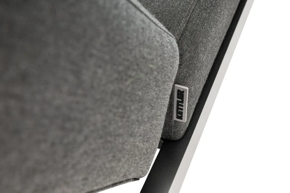 Zahradní lehátko KETTLER PURE hliníkové / sunbrella® antracit Rojaplast (foto 10)