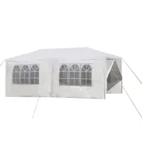 Zahradní párty stan, bílá, 3x6 m, TEKNO TYP 2 Kondela