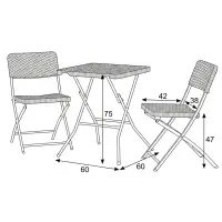 Zahradní set 1+2 AZS-L2161 Autronic (foto 17)