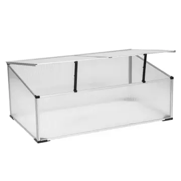 Zahradní skleník/pařeniště, polykarbonát, 100x60x30 cm, LENSAR – TOP akční produkt kategorie