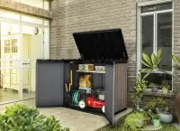 Zahradní skříň ASHWOOD Deco Horizontal Store it out 1150 L Rojaplast (foto 13)