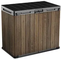 Zahradní skříň WALNUT Deco Horizontal Store it out 1150 L Rojaplast (foto 2)