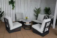 Zahradní souprava BALI COFFEE hliníková Rojaplast (foto 4)