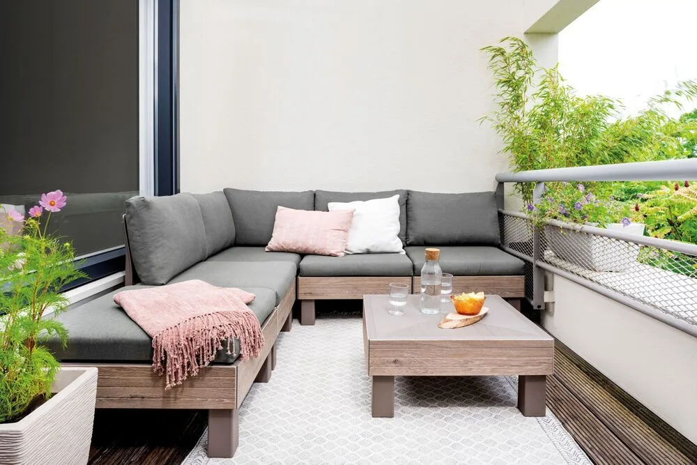 Zahradní souprava ELEMENTS SIGNATURE plastový walnut Rojaplast