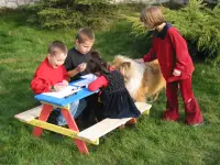 Zahradní souprava PIKNIK dětský barevný Rojaplast (foto 864)