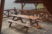 Zahradní souprava PIKNIK dřevěný Rojaplast (foto 737)