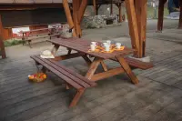 Zahradní souprava PIKNIK dřevěný Rojaplast (foto 805)