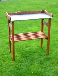 Zahradní stolek pro výsadbu dřevěný Rojaplast (foto 448)
