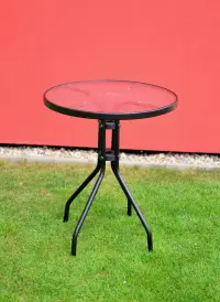 Zahradní stůl ZWT-03 kovový Ø 60 cm Rojaplast (foto 21)