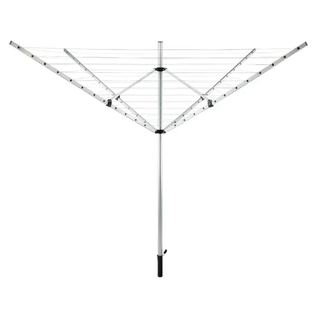Zahradní sušák na prádlo, stříbrná/černá, 50 m, ROTARY NEW TYP 1 Kondela