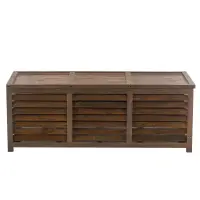 Zahradní úložný box, hnědá, LADAM Kondela (foto 2)